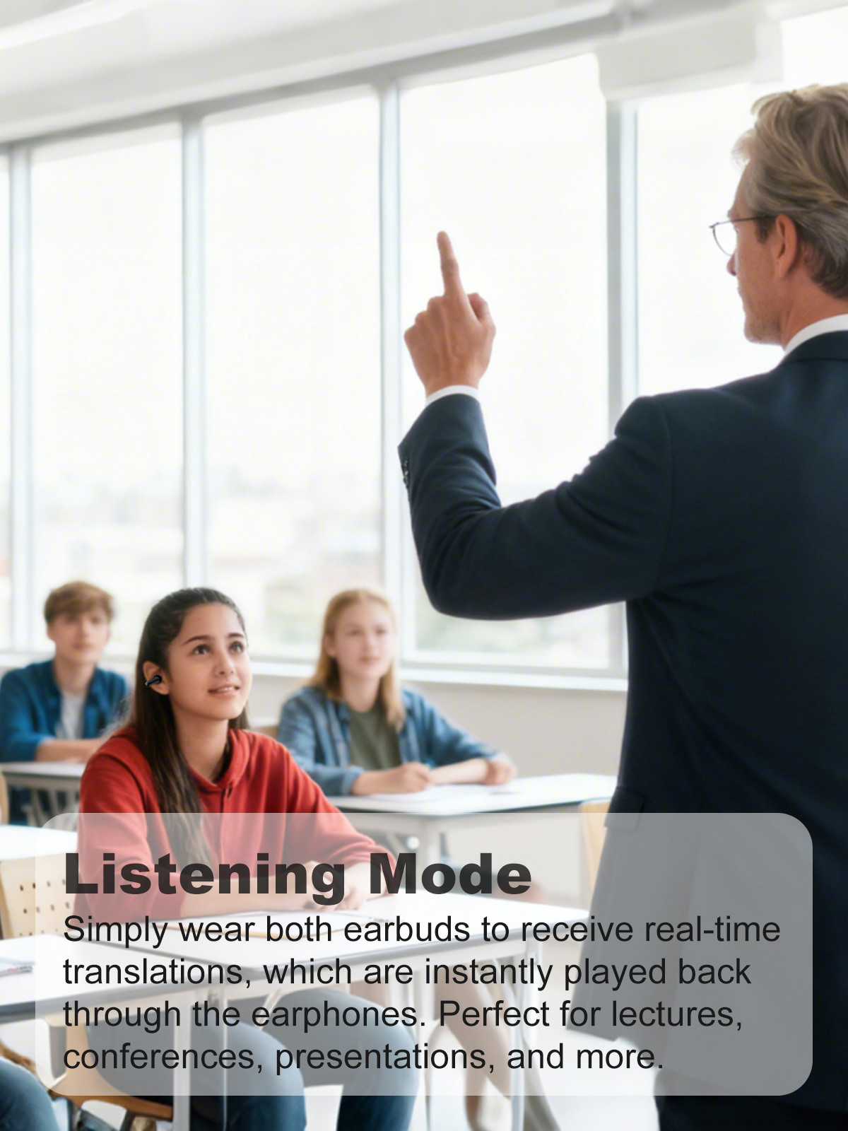 iTour Translation Earbuds Two Way Real Time Language Translator for Travel