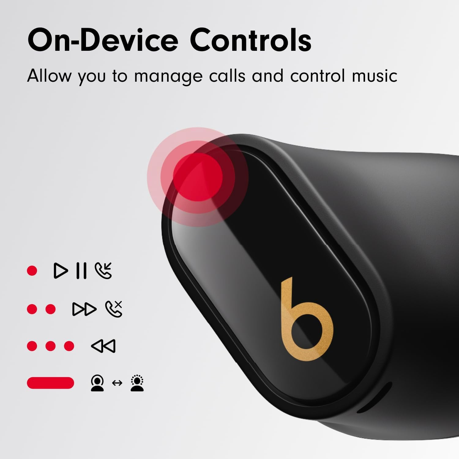 Studio Buds + – Black / Gold with Applecare+ (2 Years)