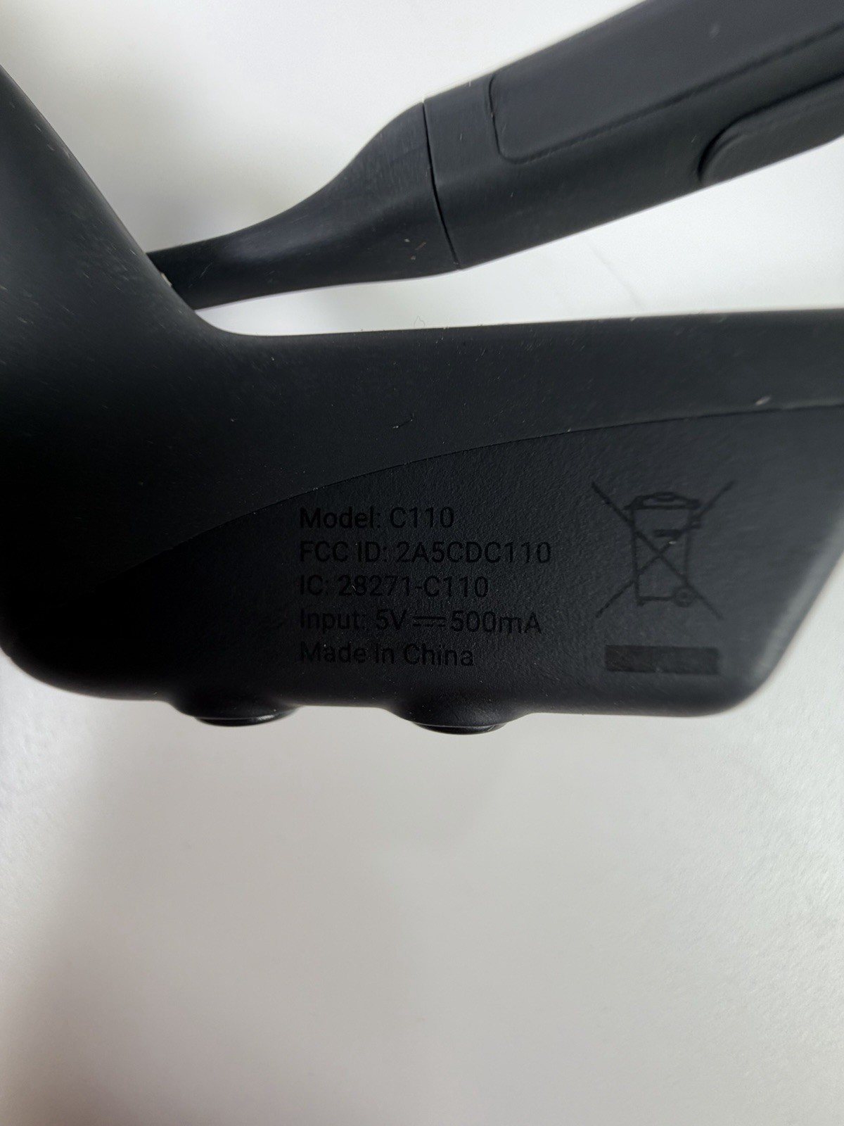 SHOKZ OPENCOMM 2 UC Bone Conduction Bluetooth Headset with Boom Mic / USB-A