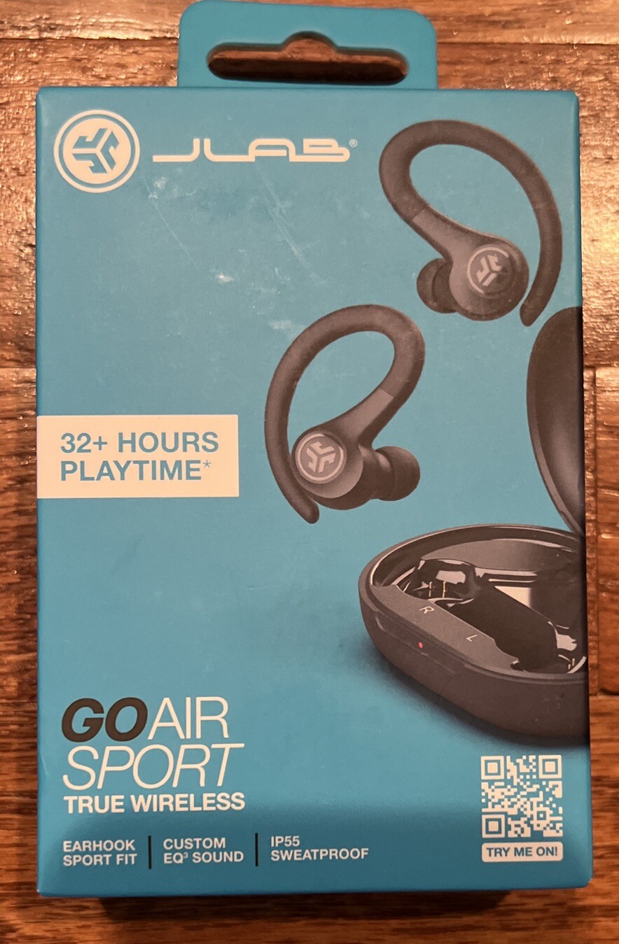 JLab GO Air Sport True Wireless Earbuds NEW, Gym & Work Out Headphones,Bluetooth