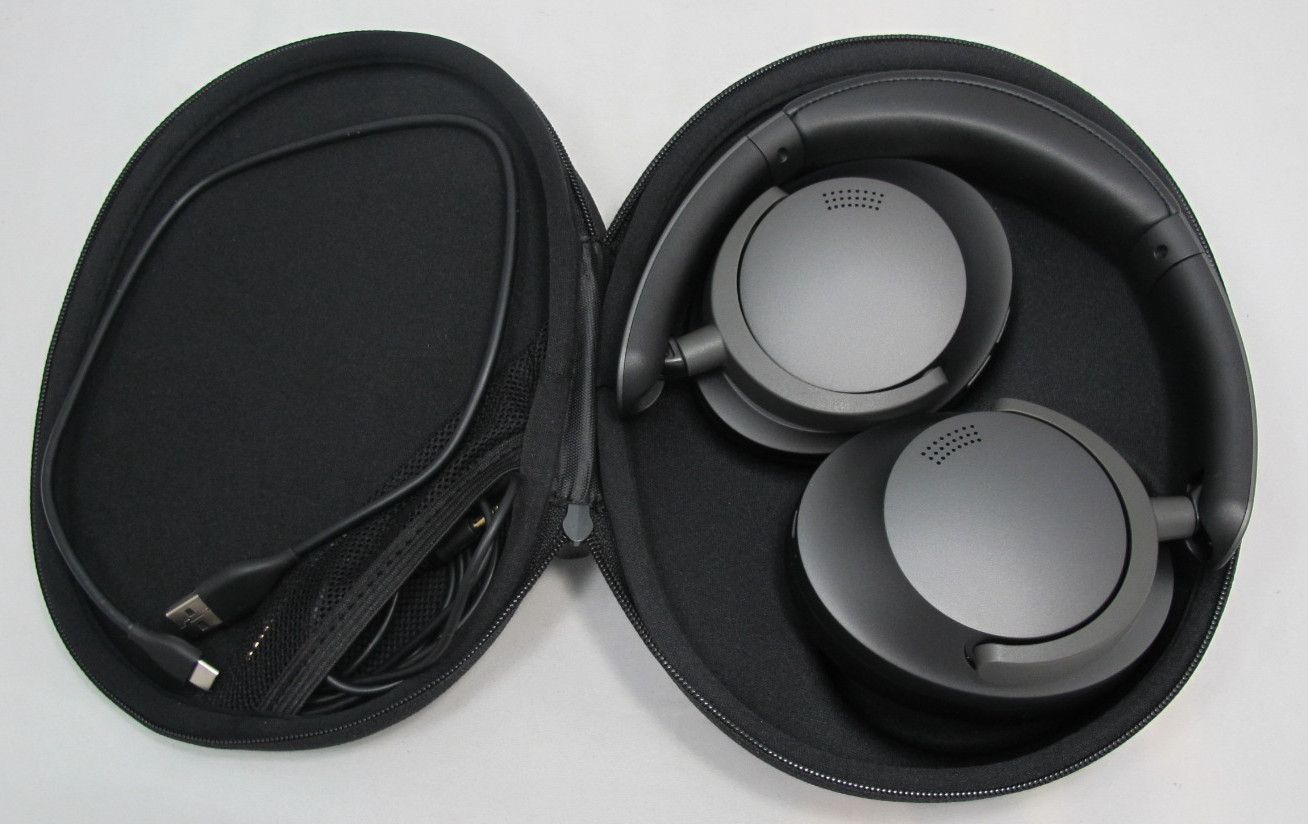 SonoFlow 1MORE Active Noise Cancelling Headphones HC905 Black Used