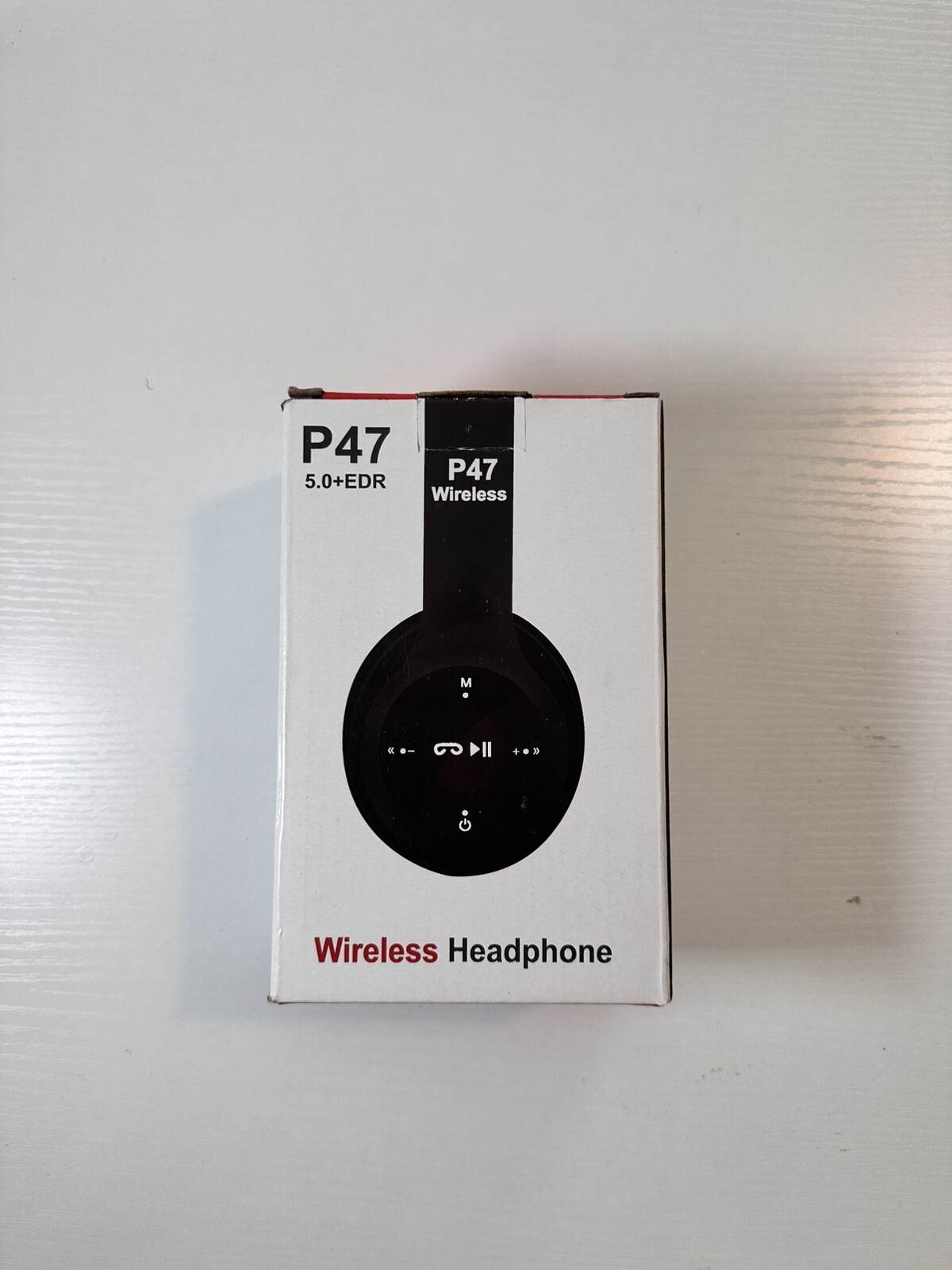 Stereo P47 Bluetooth 5.0 Wireless Headset Foldable Sport Gaming Headphones Black