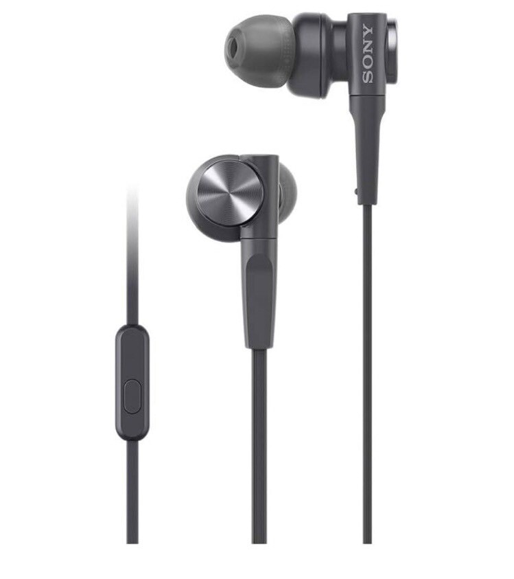 SONY MDR-XB55AP Remote control Mic for Smartphones Deep EXTRA BASS Earphones