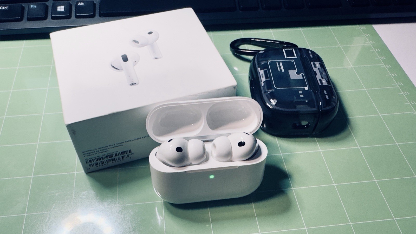 Apple AirPods Pro (3rd Gen) White Bluetooth Earbuds w/ Charging Case + Bonus