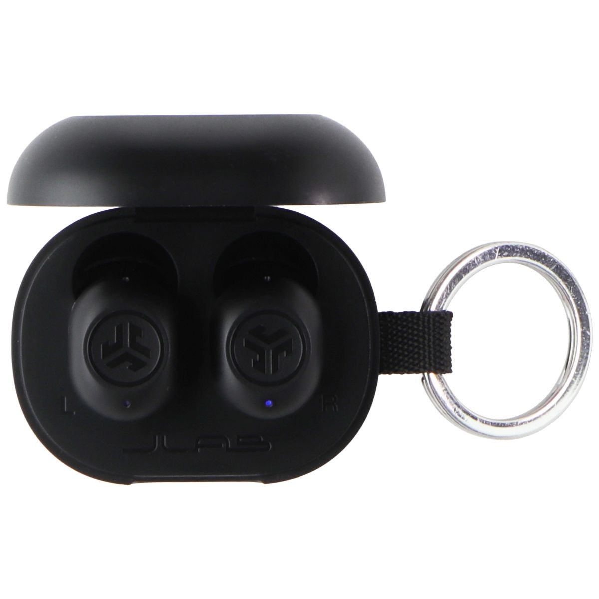JLab JBuds Mini True Wireless Bluetooth Earbuds + Charging Case – Charcoal Black