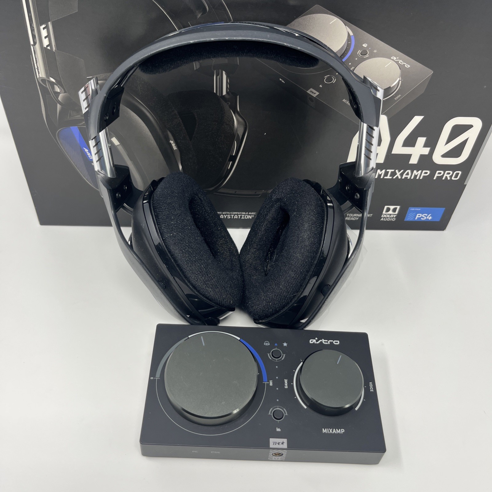 Astro A40 + Mixamp Pro Wired Gaming Headset PS4/PC Black A40T401 Mixamp A00084