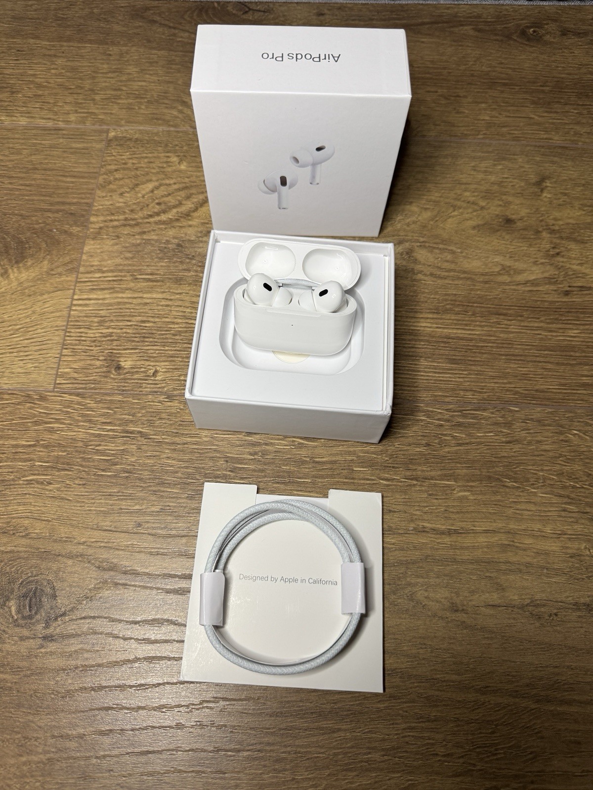 Apple AirPods Pro 2nd Gen White Bluetooth Earbuds w/ MagSafe USB-C Case