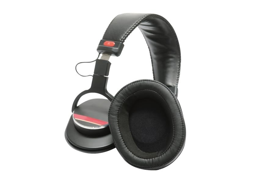 Comfortable Earpads for Sony MDR7506/900ST – 2 Pairs (Blue/Red & Black)