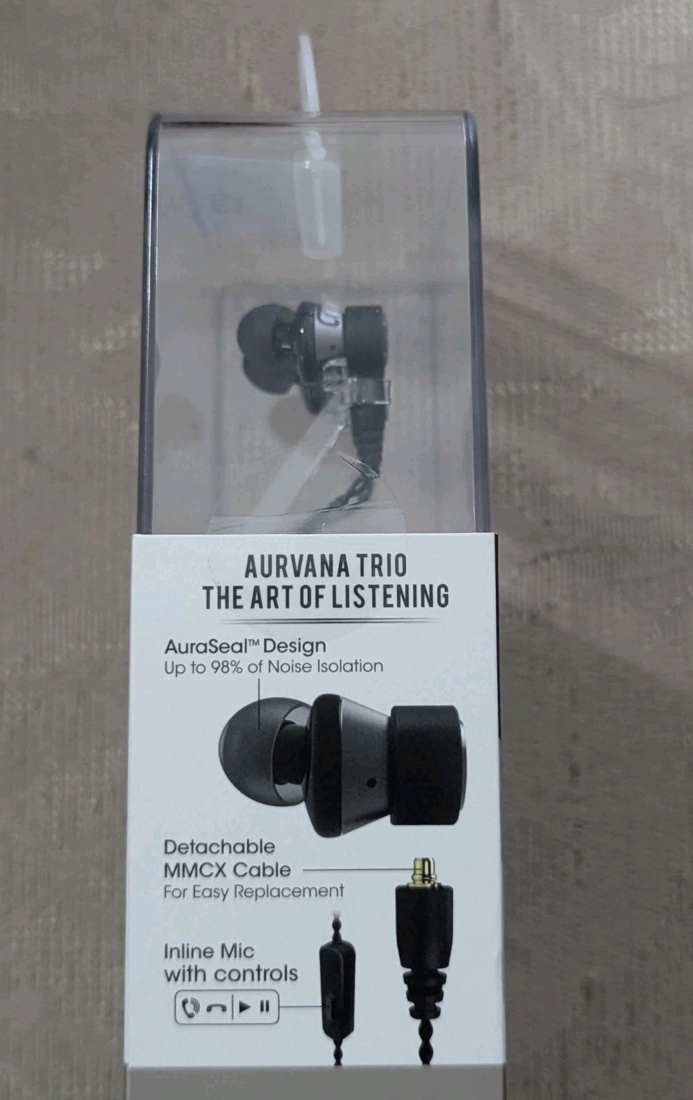 Creative Aurvana Trio EF0750 In Ear Earphones Extremely Rare