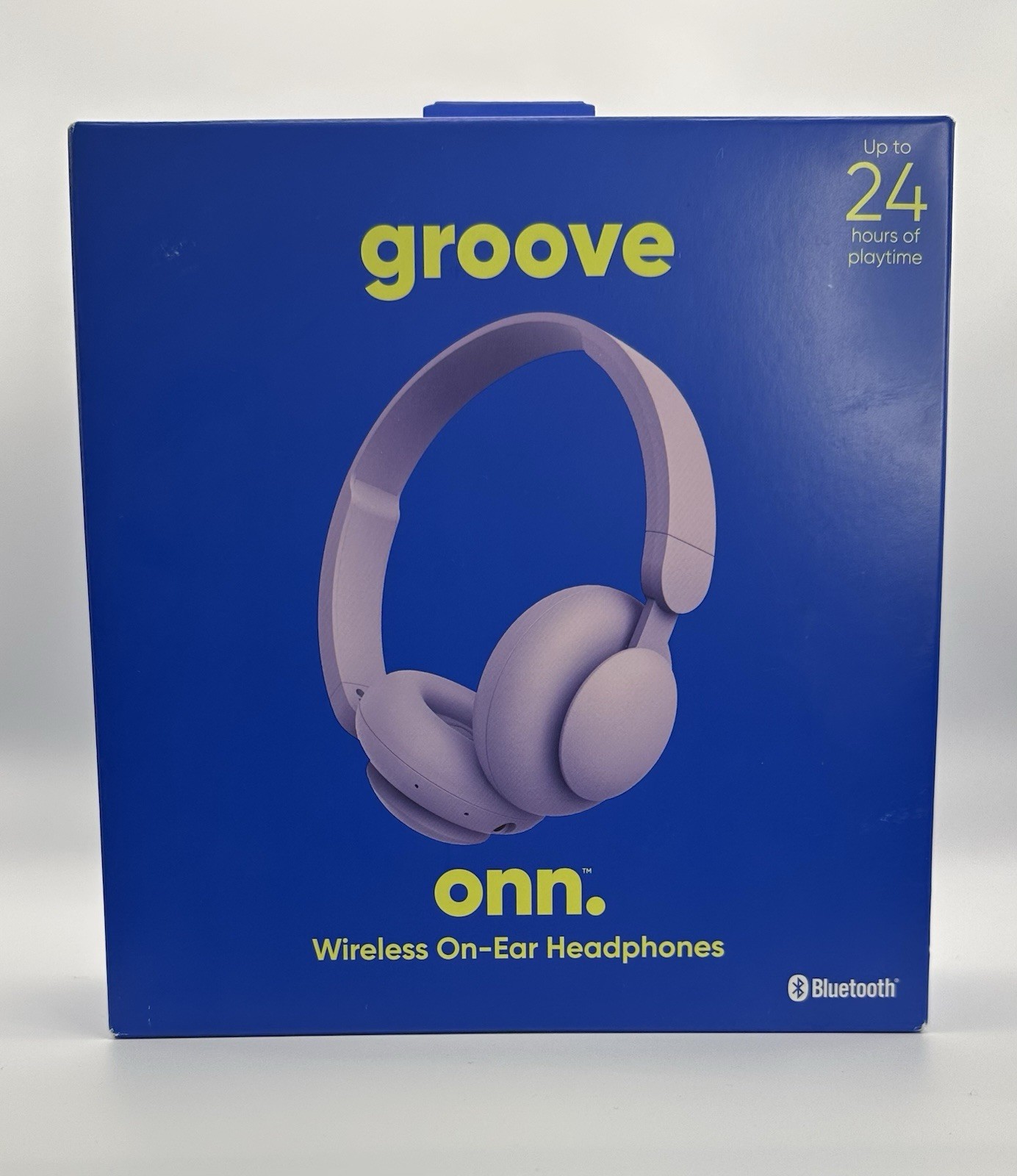 onn Groove Wireless Bluetooth On-Ear Headphones Lilac Sealed NEW