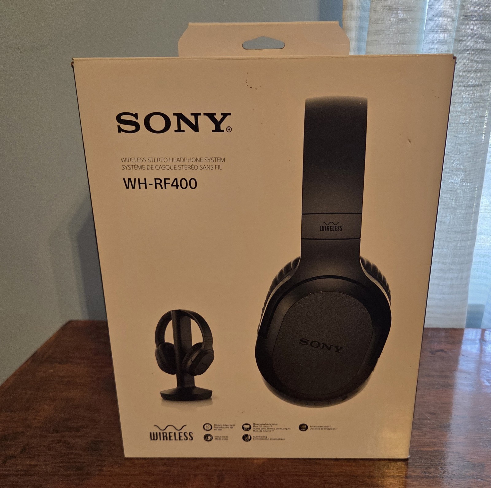 Sony RF400 Wireless Home Theater Headphones (WHRF400)