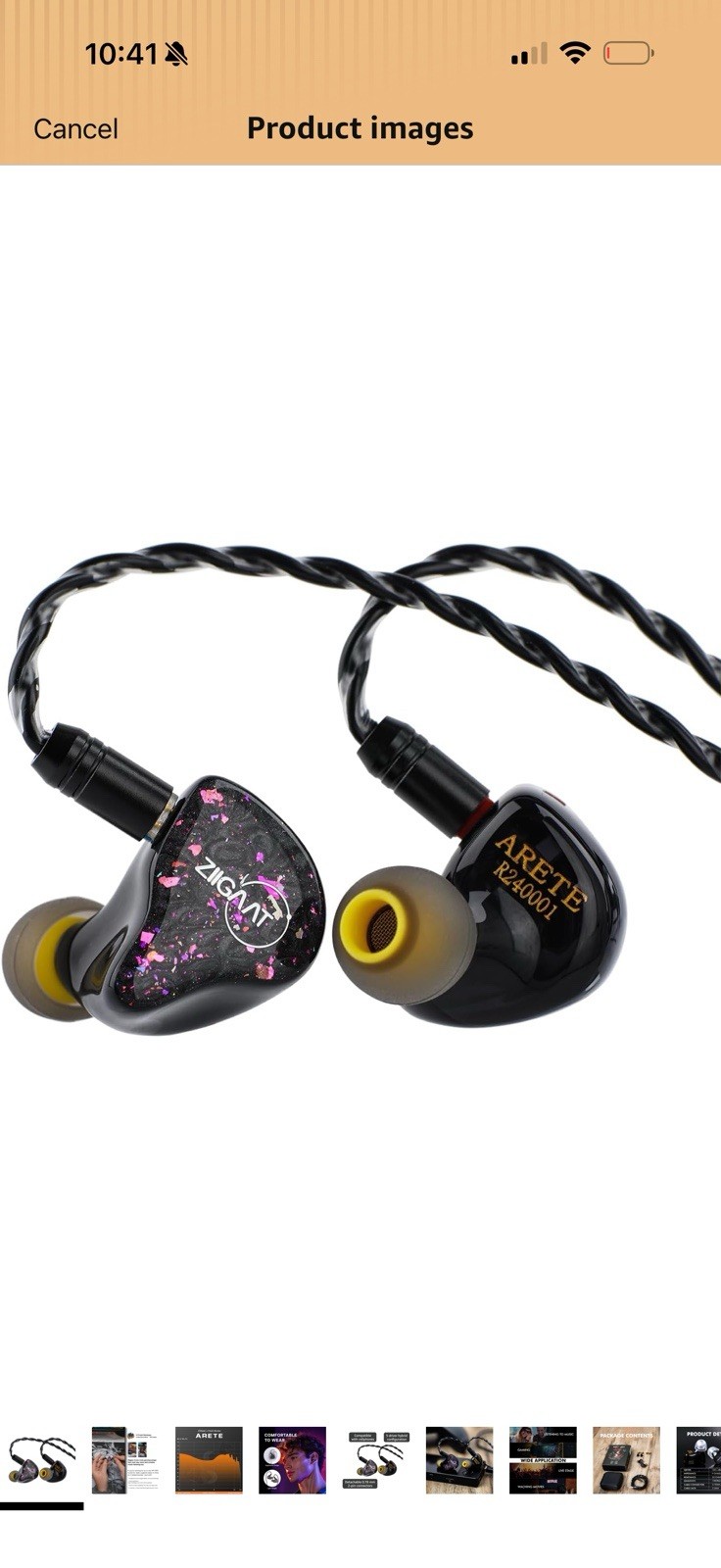Linsoul ZiiGaat x Fresh Reviews Arete in Ear Monitor, 1DD+4BA Hybrid Earphone
