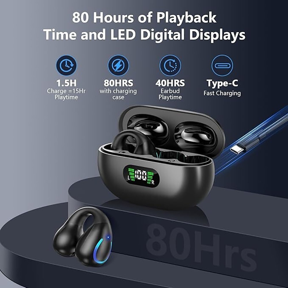 Trucker Wireless Bluetooth 5.2 Headset With Noise Cancelling Mic For Phones PC