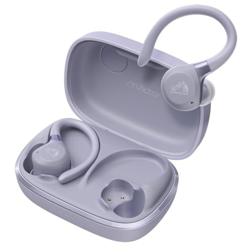 Victor HA-EC77T True Wireless Bluetooth Sport Earbuds Purple JVC R87241497