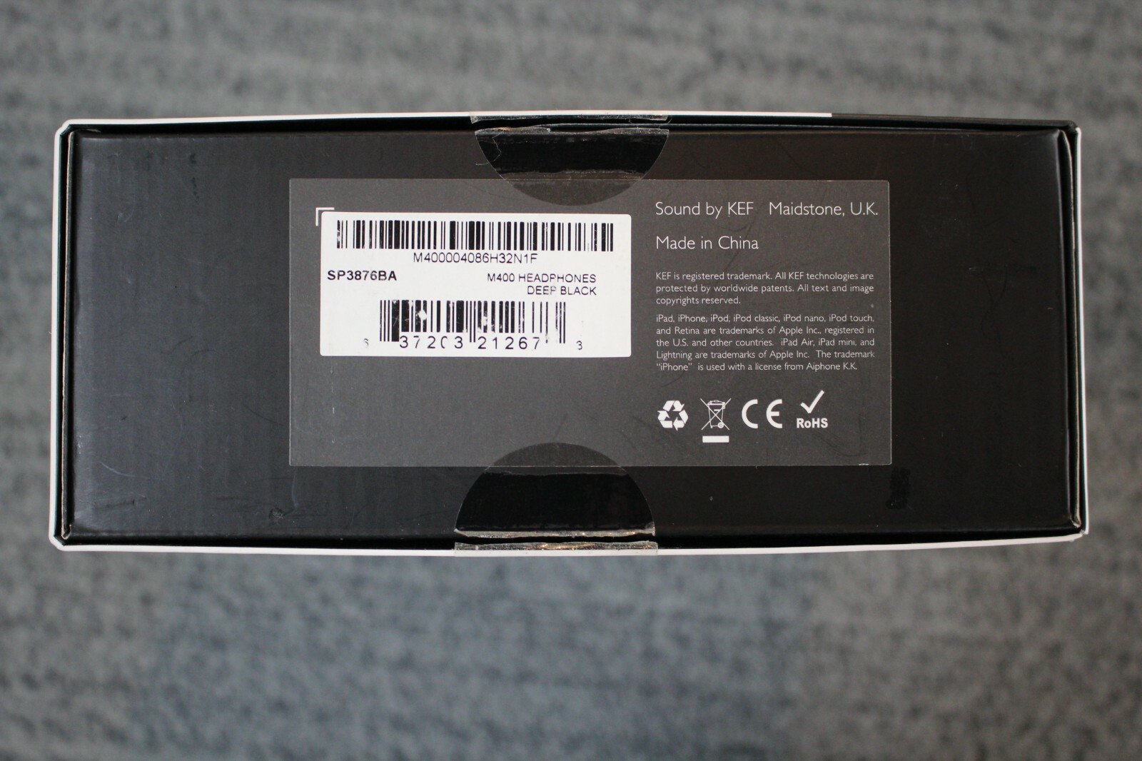 KEF M400 Hi-Fi Headphones – Deep Black