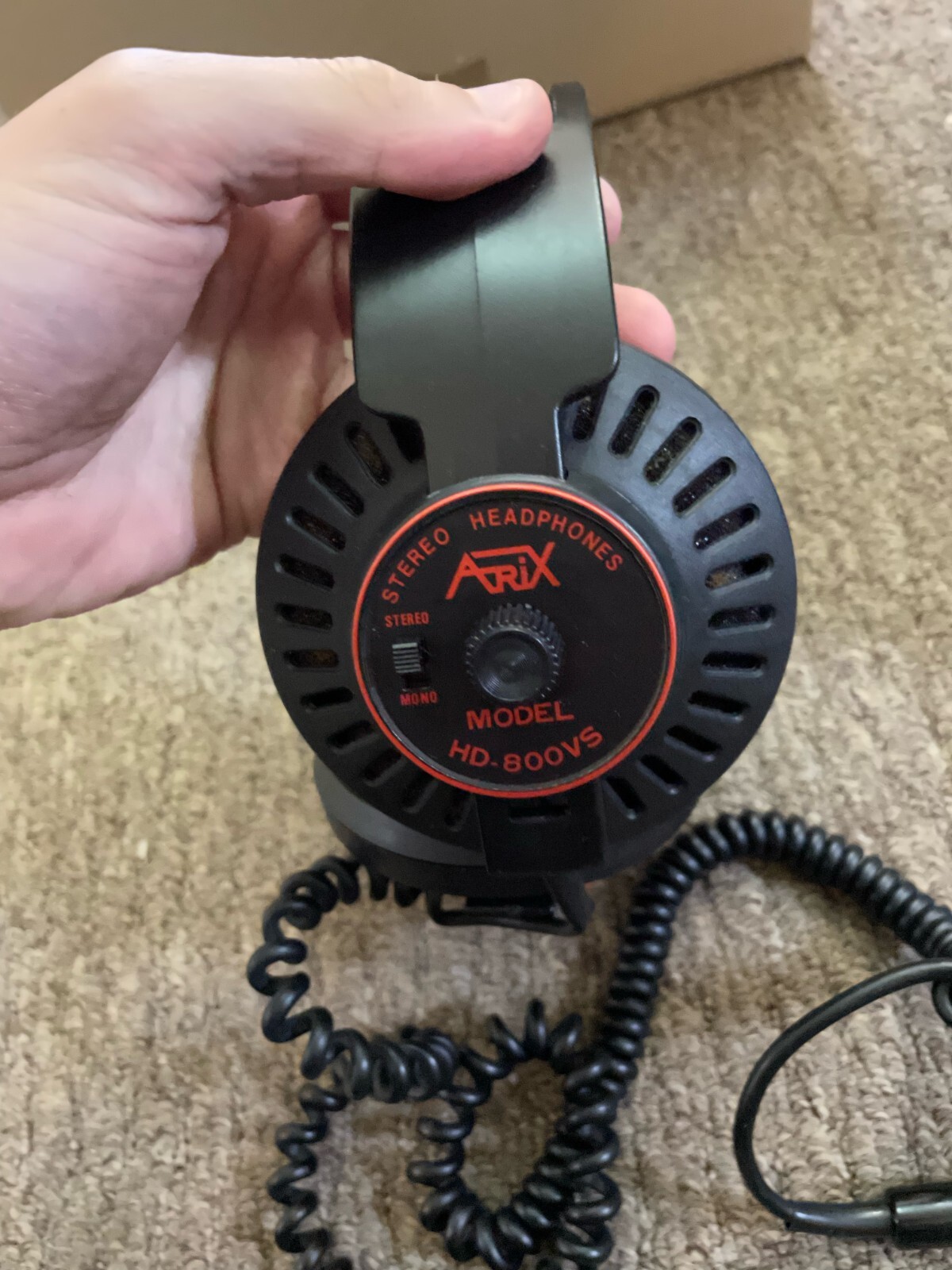 Vintage Arix HD-800VS Over Ear Headphones Made in Taiwan