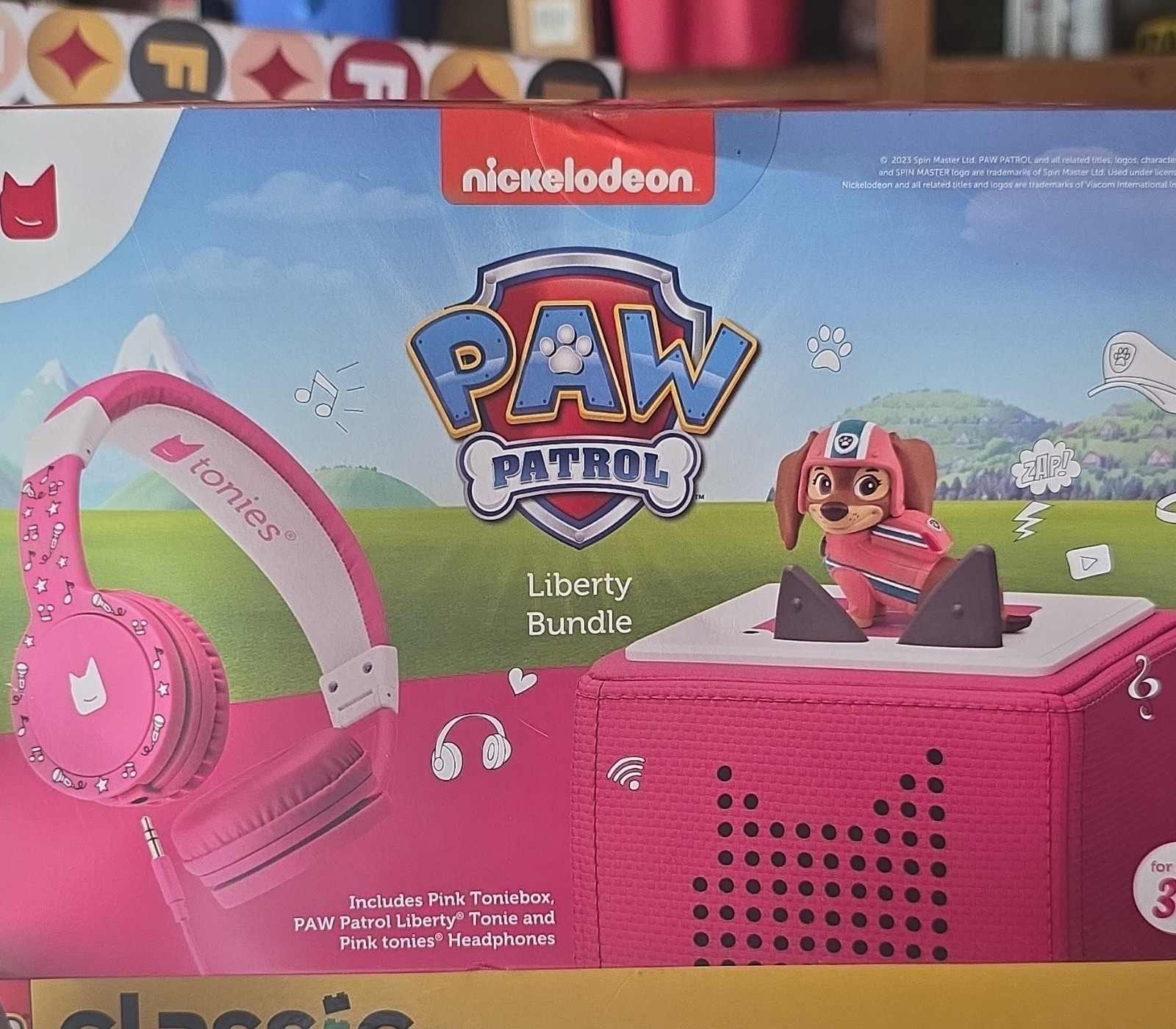 Tonies PAW Patrol Liberty Bundle Pink/White Over-Ear Headband 3.5mm