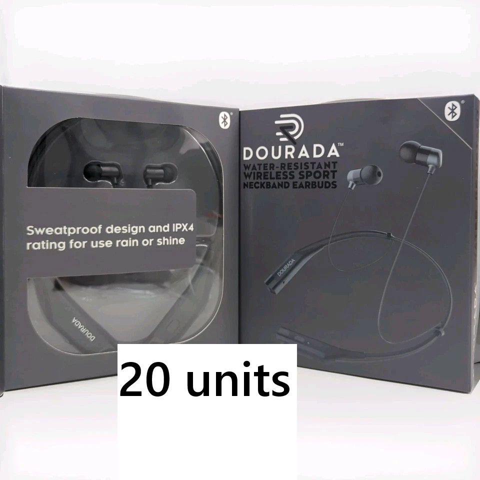 20 Neckband Bluetooth Wireless Earbuds HD Mic Talk earphones Bulk Pack Ear set
