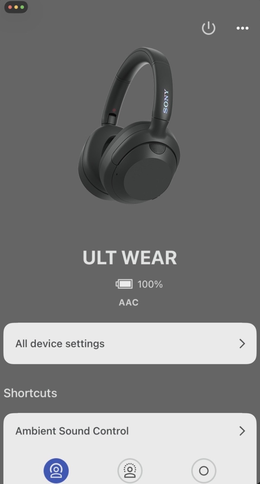 Sony ULT WEAR Wireless Over-Ear Noise-Canceling Headphones (Black) *PARTS ONLY*