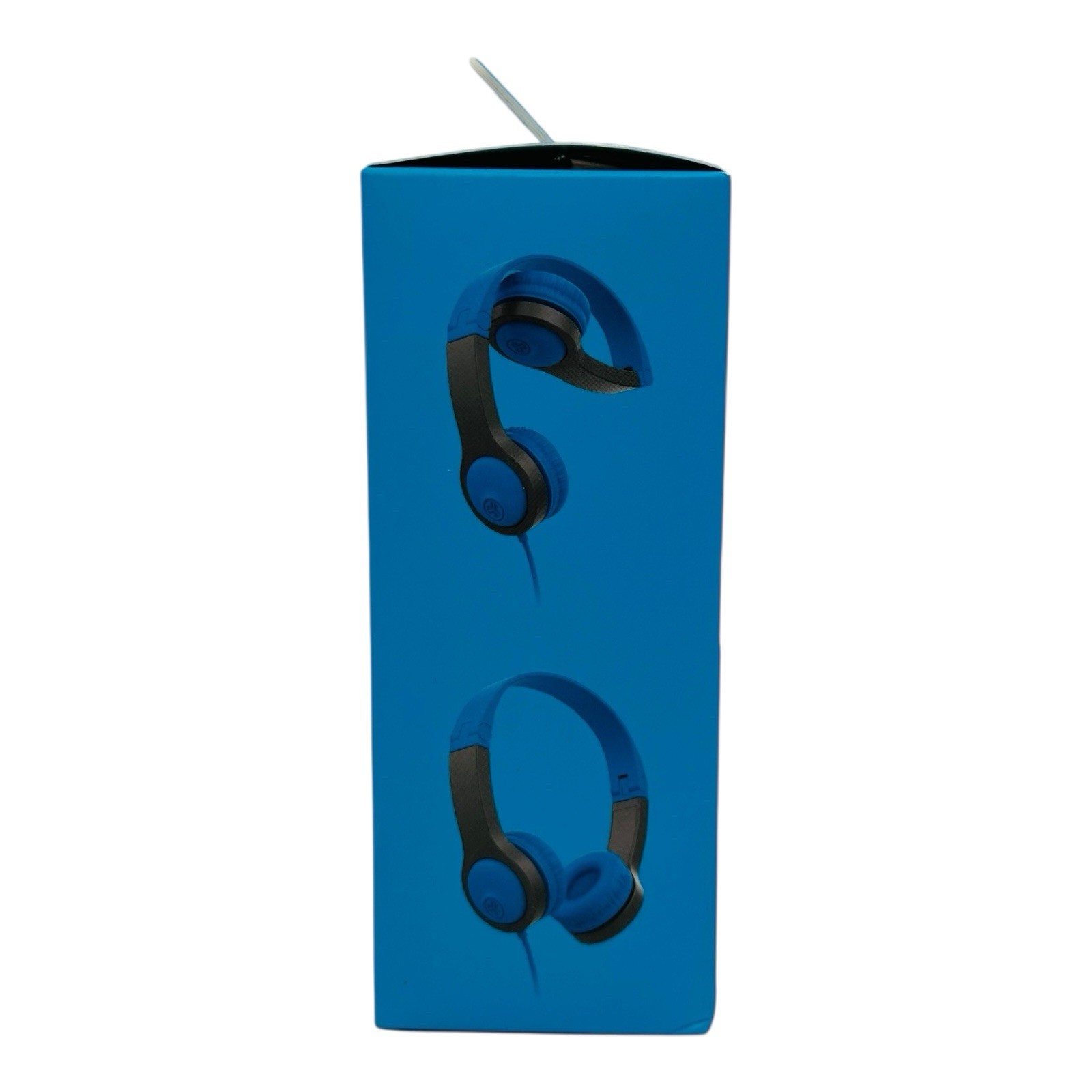 JLab JBuddies Folding Kids Headphones Wired Volume Safe 2nd Gen Blue/Gray