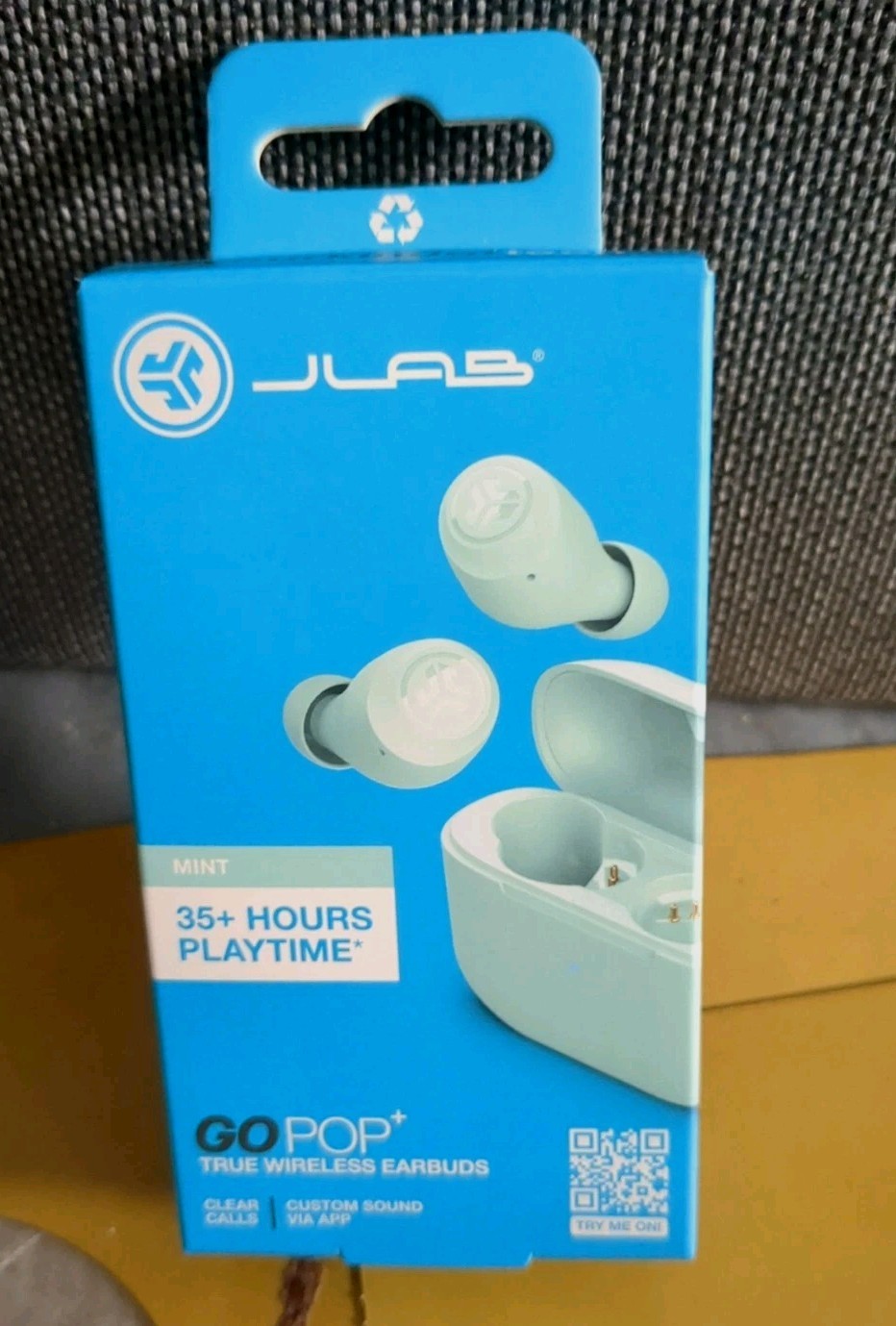New JLab Go POP+ True Wireless Bluetooth Earbuds IOS Android Headphones Mint