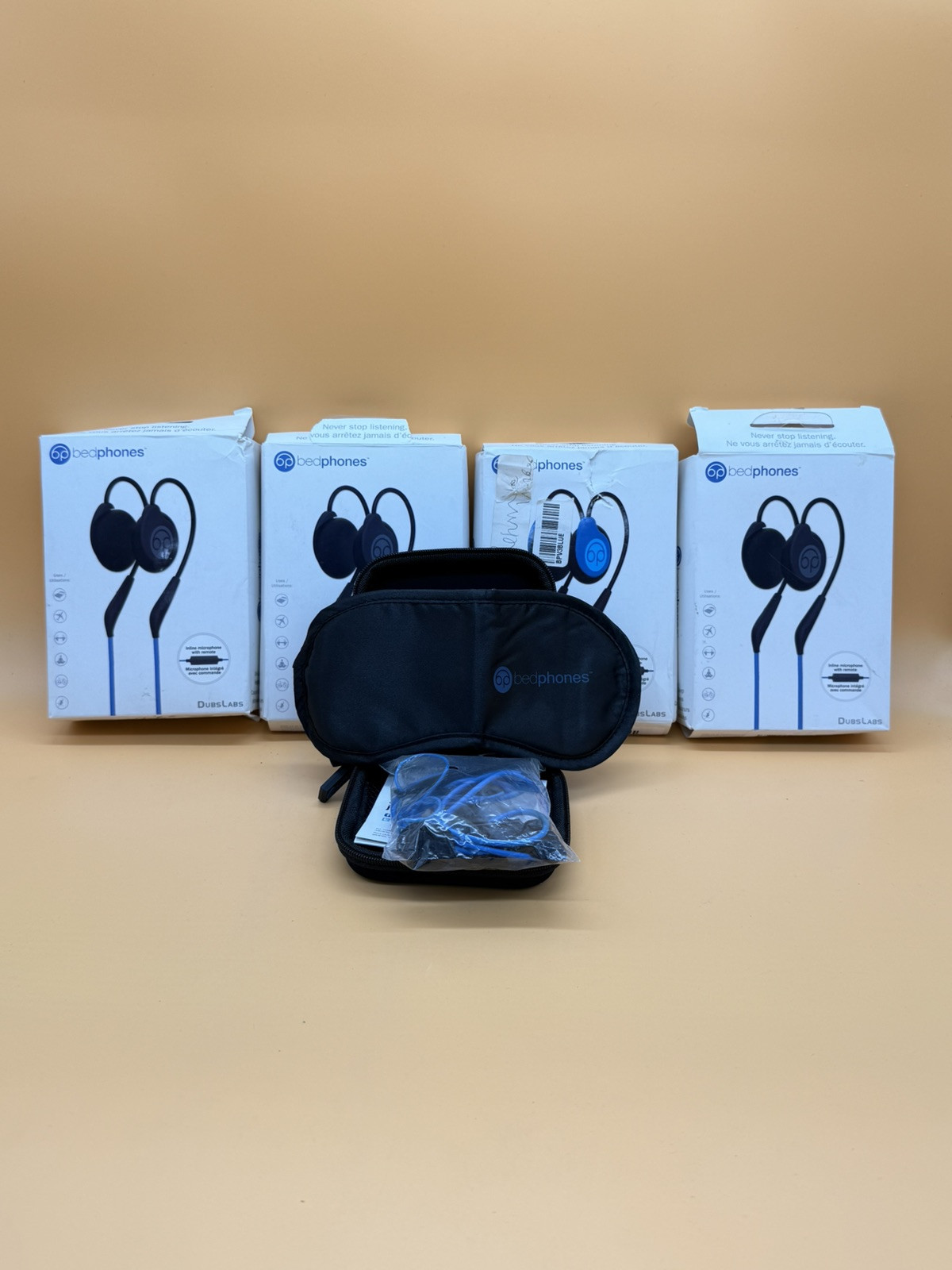 DubLab Bedphones 3.0 Earbud Headphones – Blue