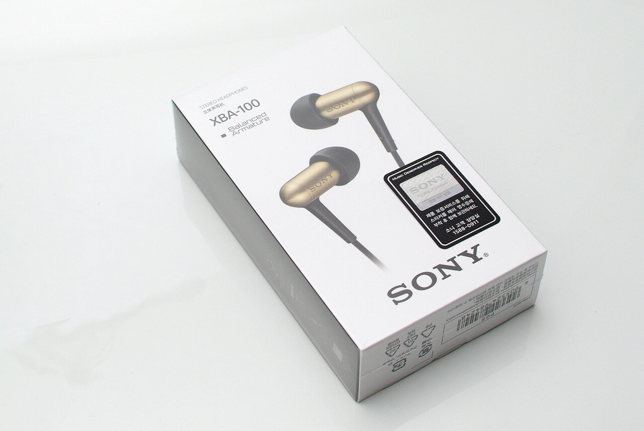 NEW Sony Balanced Armature Brass Housing Headphones XBA-100 105dB/mW – Japan