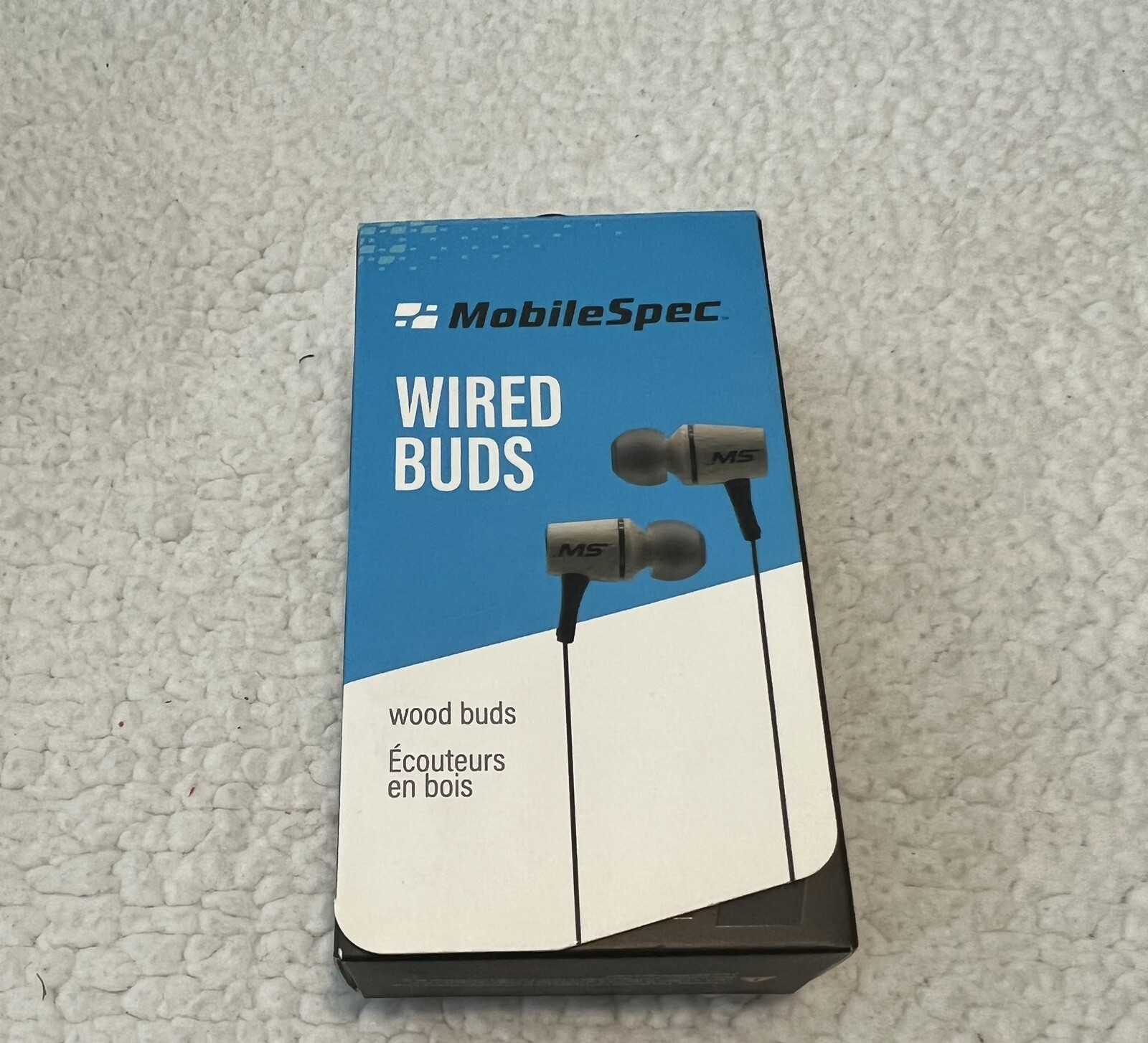 Mobilespec Wired Buds woodgrain