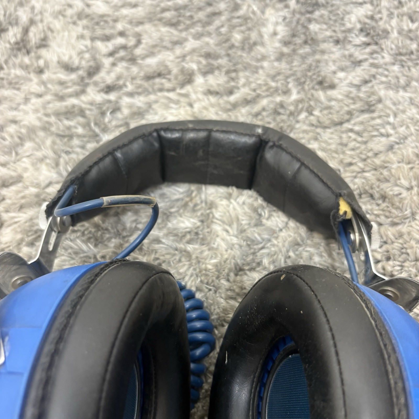 Stanton Dynaphase Fifty 50 Over Ear Headphones 1/4 Inch Plug 6/81 (Blue/Silver)