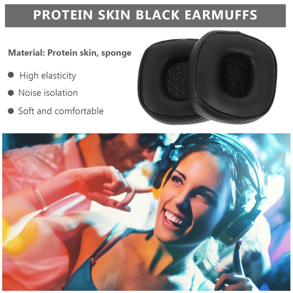 Round Headphone Pads Headphones Ear Covers Headphones Ear Cushion Kit