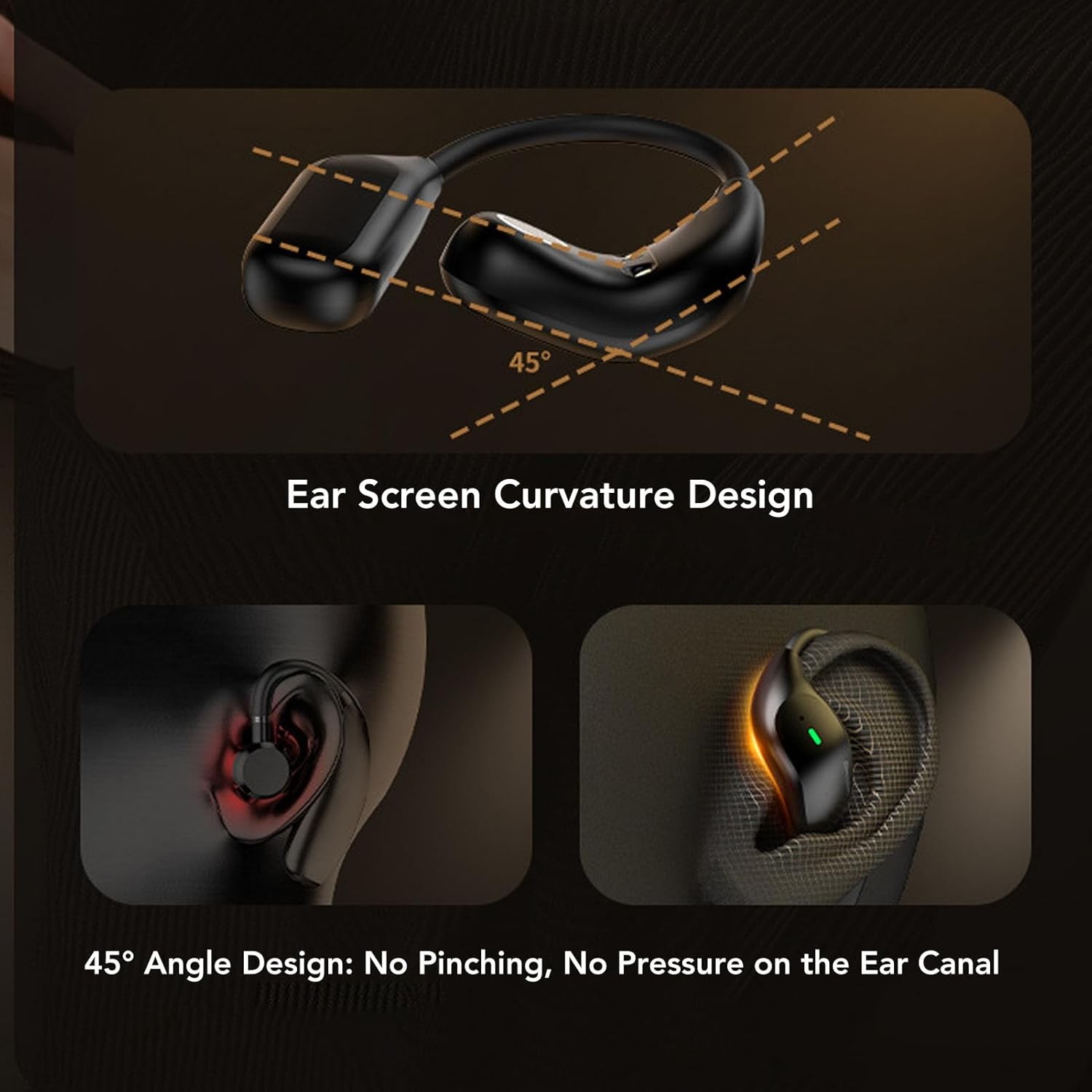 AI Translation Earbuds V5.4 Translator with Smart Touch Screen 140+ Languages T