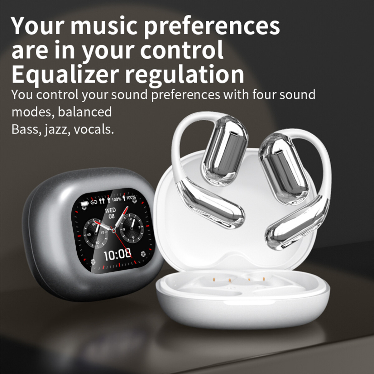 XP2 SPORT & GAME 5.4 WIRELESS EARBUDS LARGE LCD WALLPAPER Touch Screen Equalizer