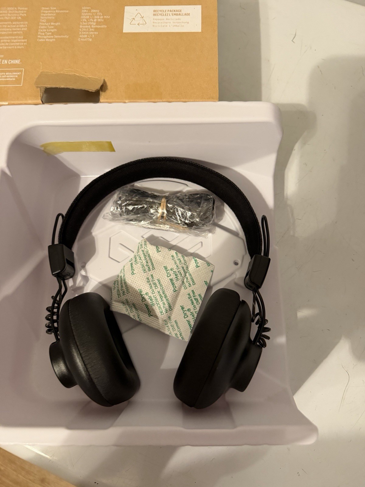 House of Marley Positive Vibration 2 On-Ear Wired Headphones Open Box