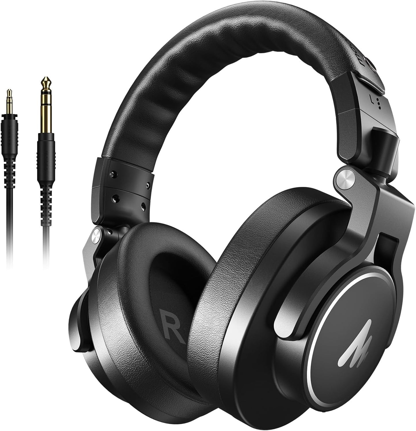 Studio Mixing Headphones with 3.5mm/6.35mm Jack