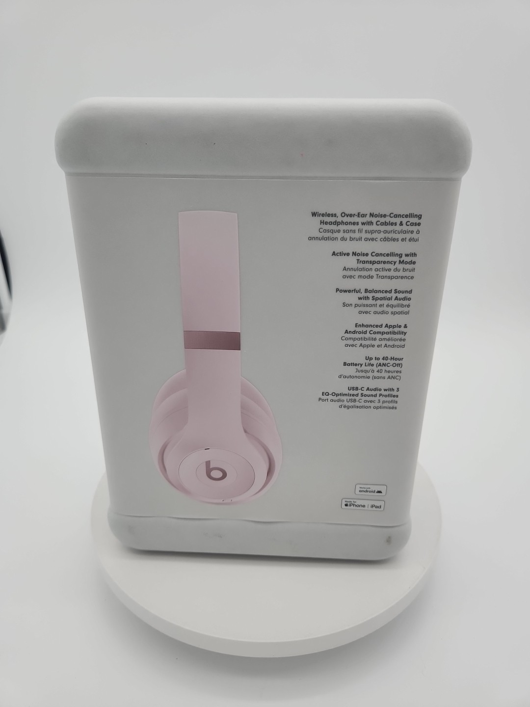 Beats Studio Pro Wireless Over-Ear Headphones Soft Pink ME2E4LL/A Apple NEW Gym