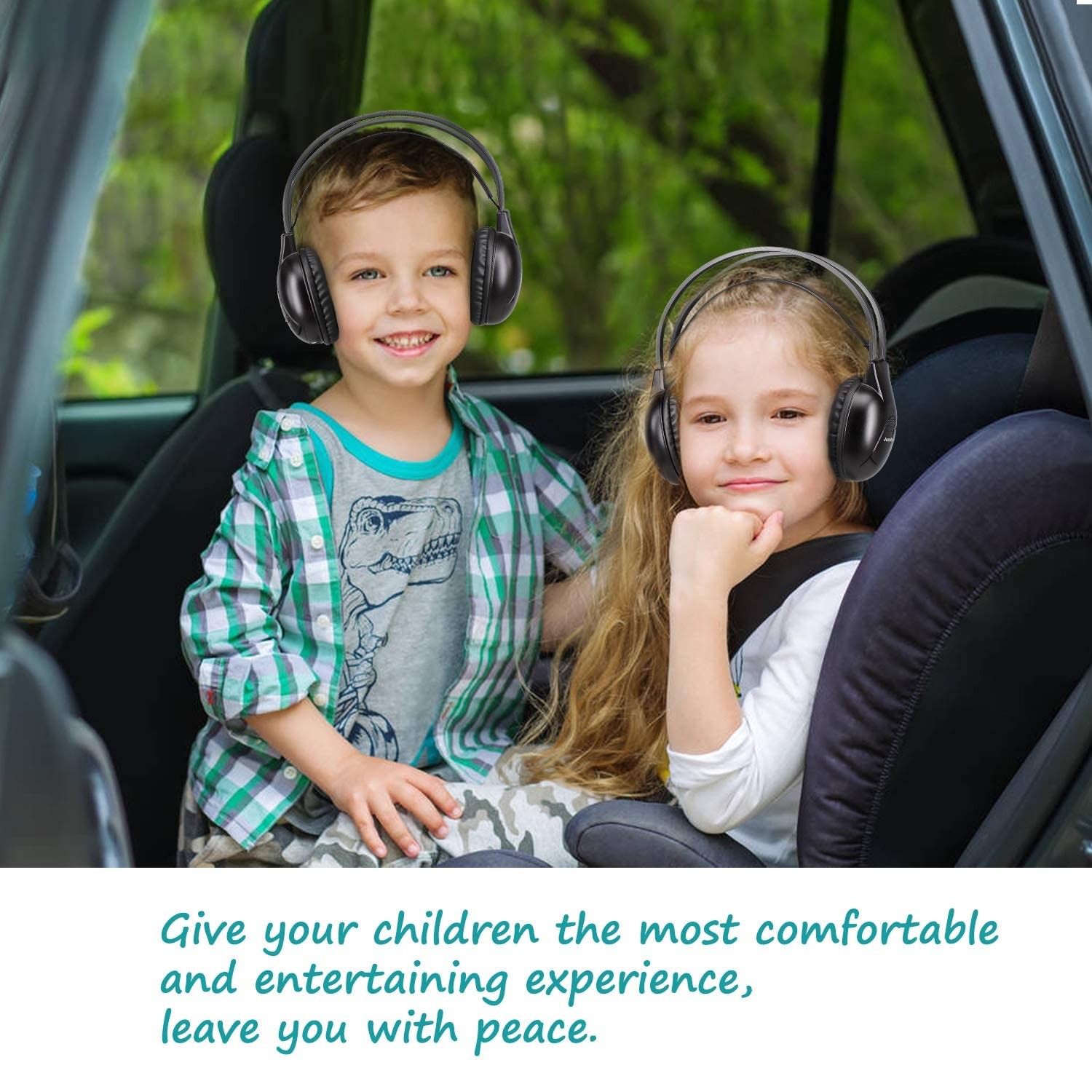Wireless Car Headphones for Town & Country, Sienna, Sequoia, Odyssey, Grand C…