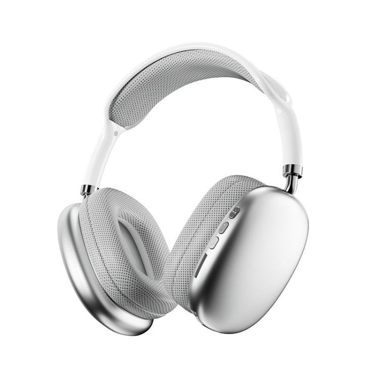 P9 Pro max Bluetooth Wireless Over-Ear Headband Headphones, White