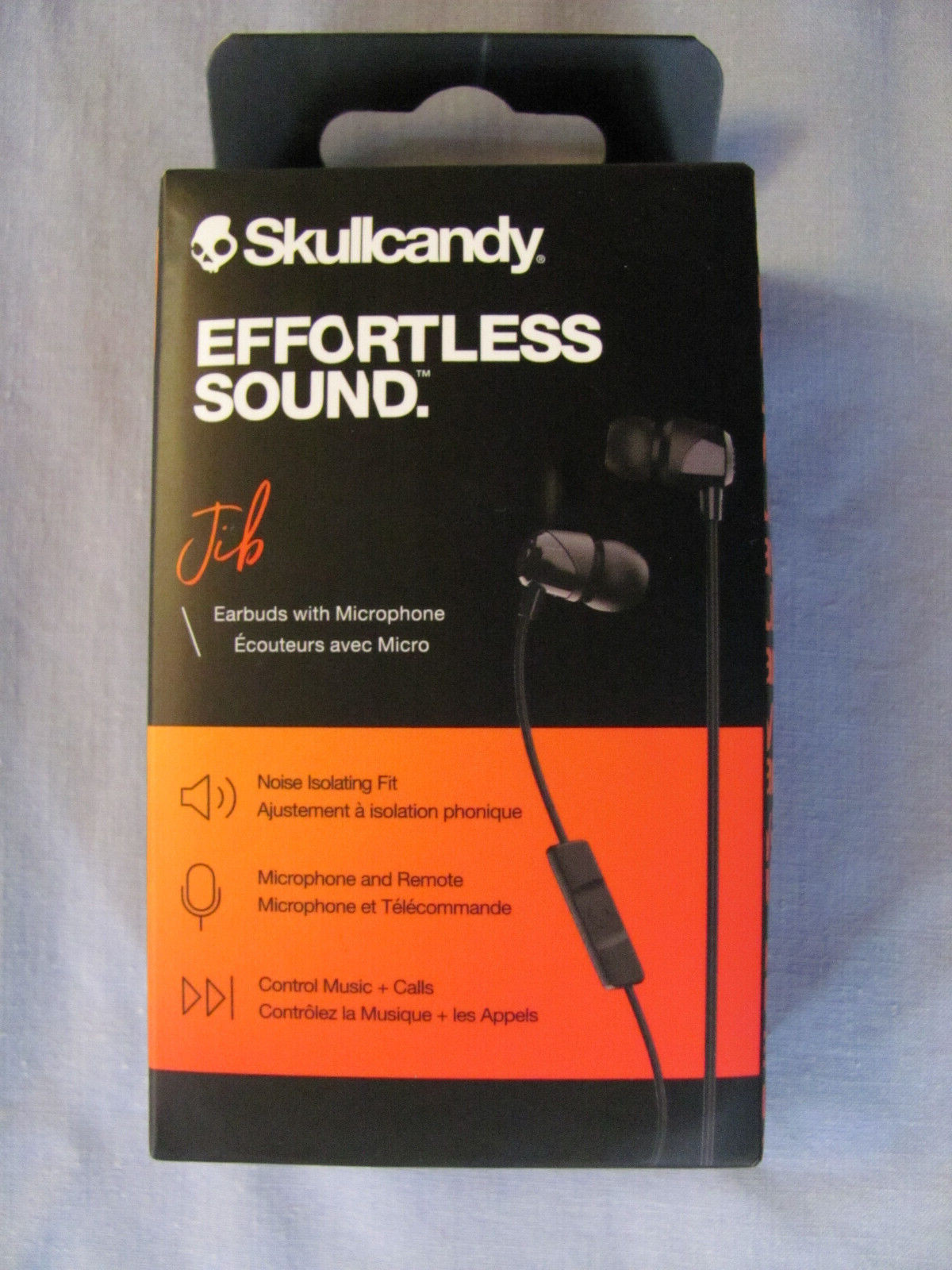 NEW Skullcandy Effortless Sound Earbuds W/Microphone&Remote-Control Music&Calls