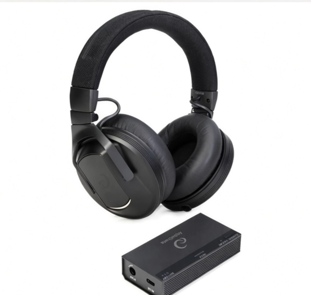 AlphaTheta HDJ-F10 Black Wireless Over-Ear DJ Headphones w/ANC, With Transmitter