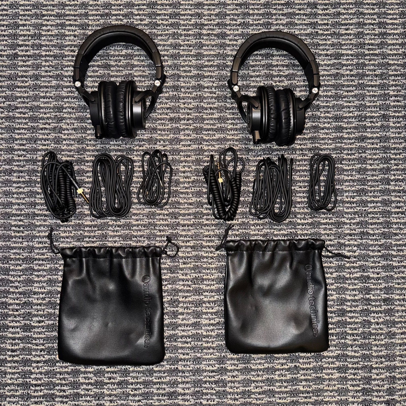 Lot of 2 Audio-Technica ATH-M50X Headphones (never used)