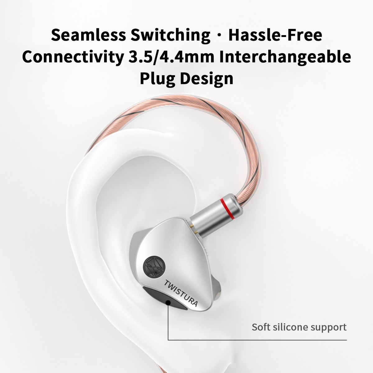 TWISTURA WOODNOTE 10mm Wood-diaphragm Dynamic Driver In-ear Headphones