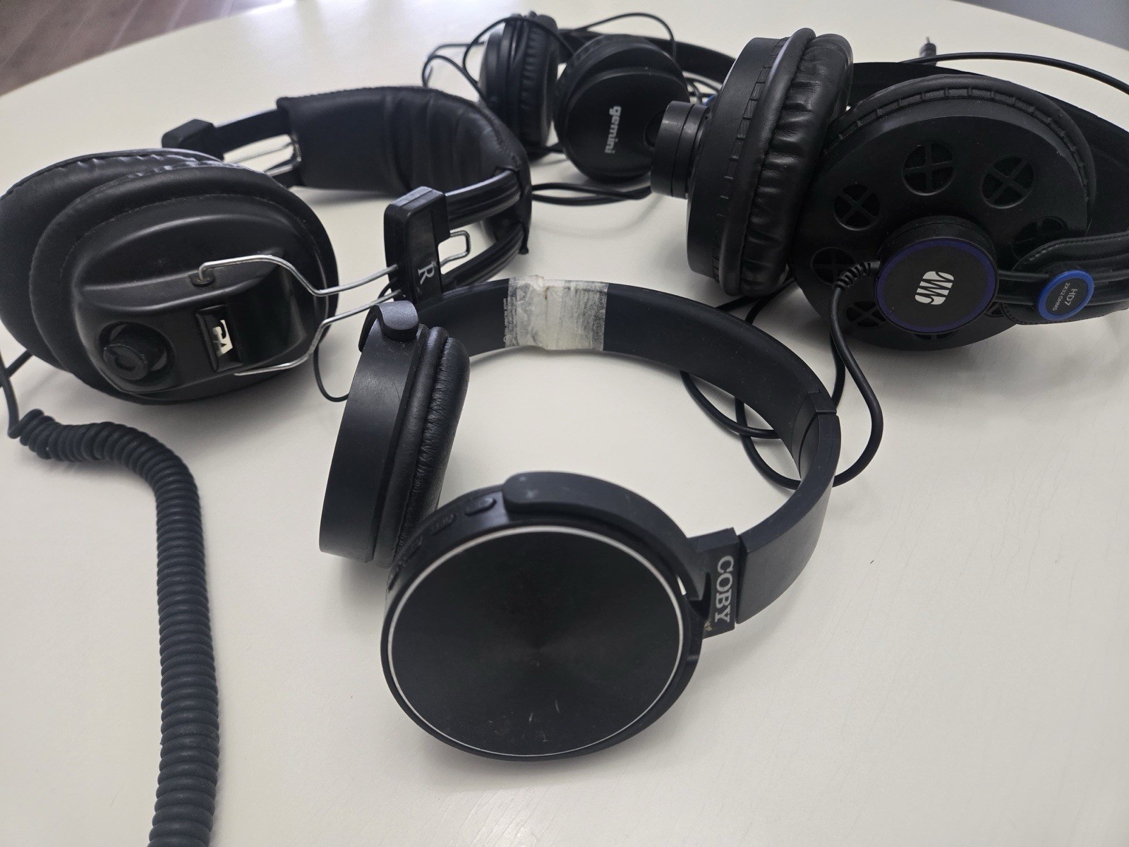 Lot of 4 Headphones Koss TD/85 PreSonus HD7 Gemini COBY Bluetooth Working