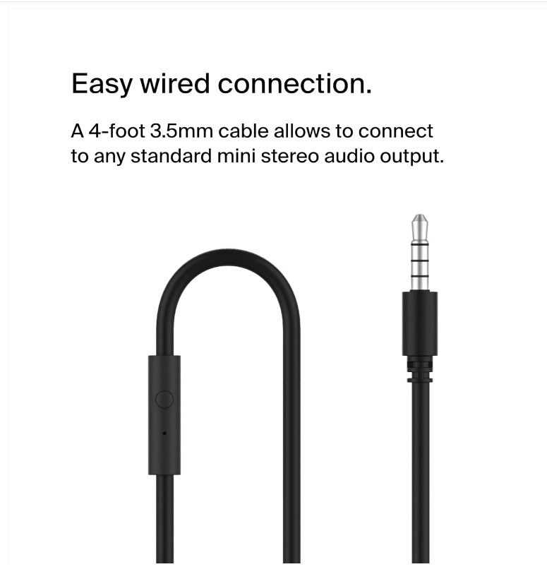 Belkin SoundForm Mini Wired Headphones with Microphone & Fun Stickers (A178)
