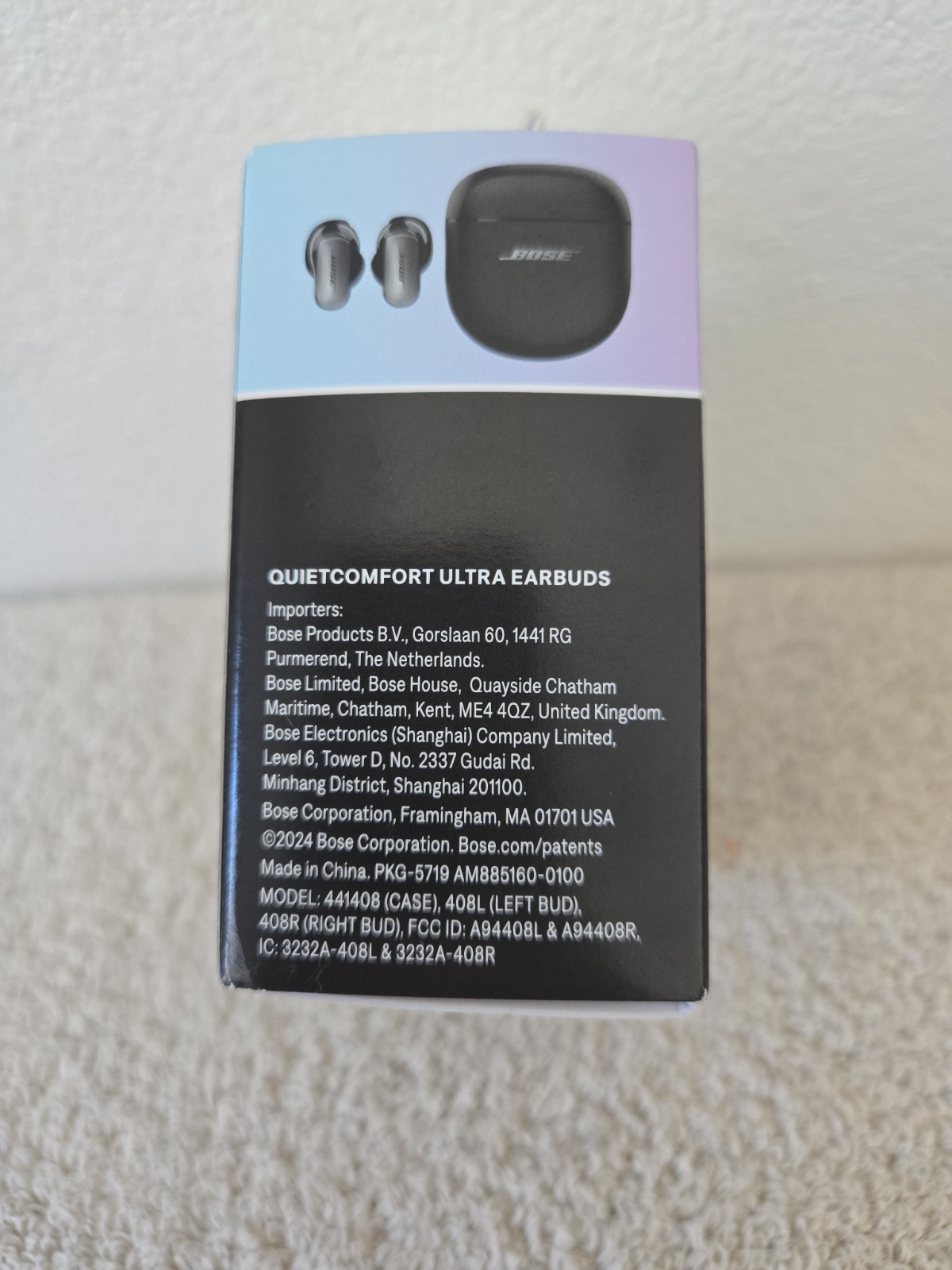 New Bose Quietcomfort Ultra 1st Gen In-Ear Wireless Bluetooth Earbuds Black NIB
