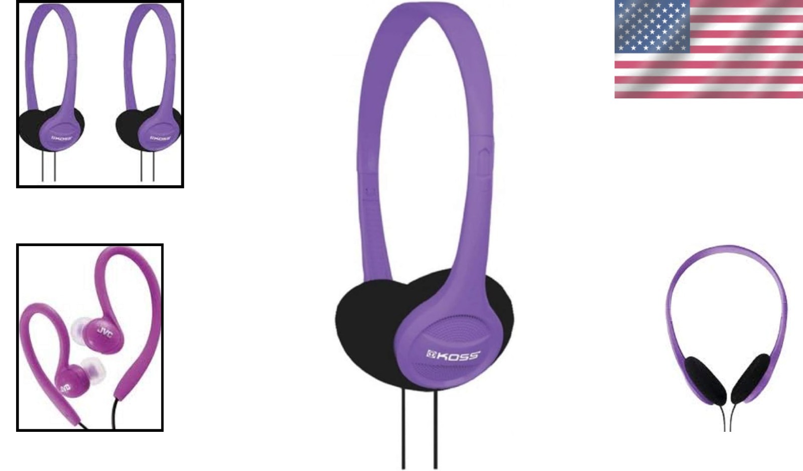 Violet Adjustable On-Ear Headphones – Perfect Comfort & Deep Bass Experience