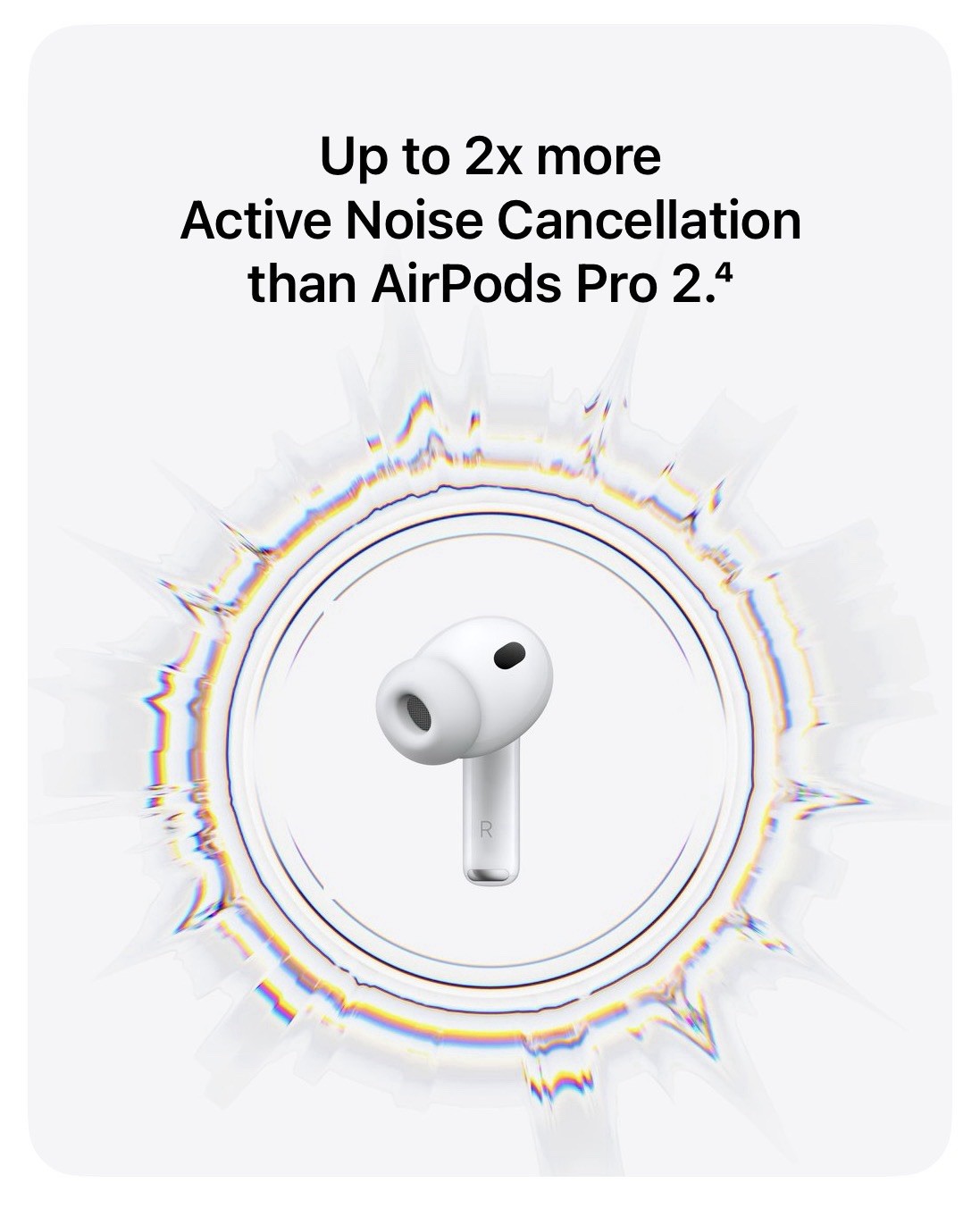 Apple AirPods Pro 3 In-Ear Earbuds Bluetooth Active Noise Cancellation