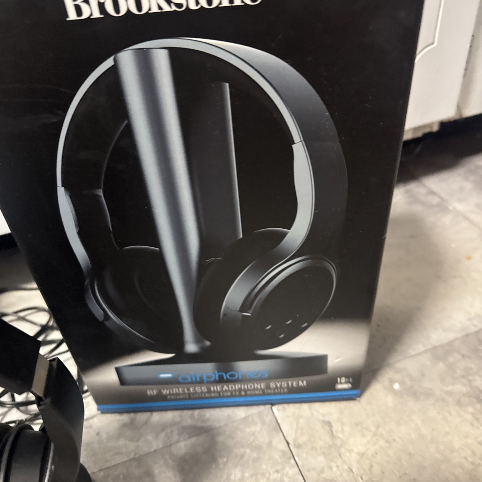 Brookstone Airphones BKH500 Wireless Headphone System for Listening to TV