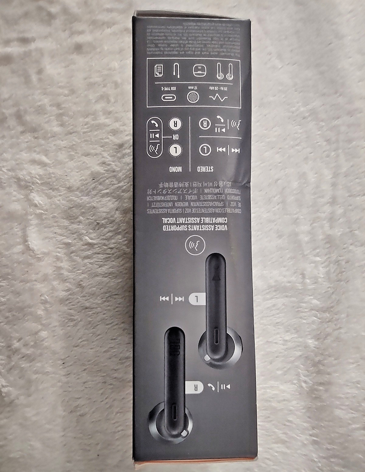 JBL TUNE 225TWS PURE BASS Wireless Earbuds Earphones BT Harman Black – OPEN BOX