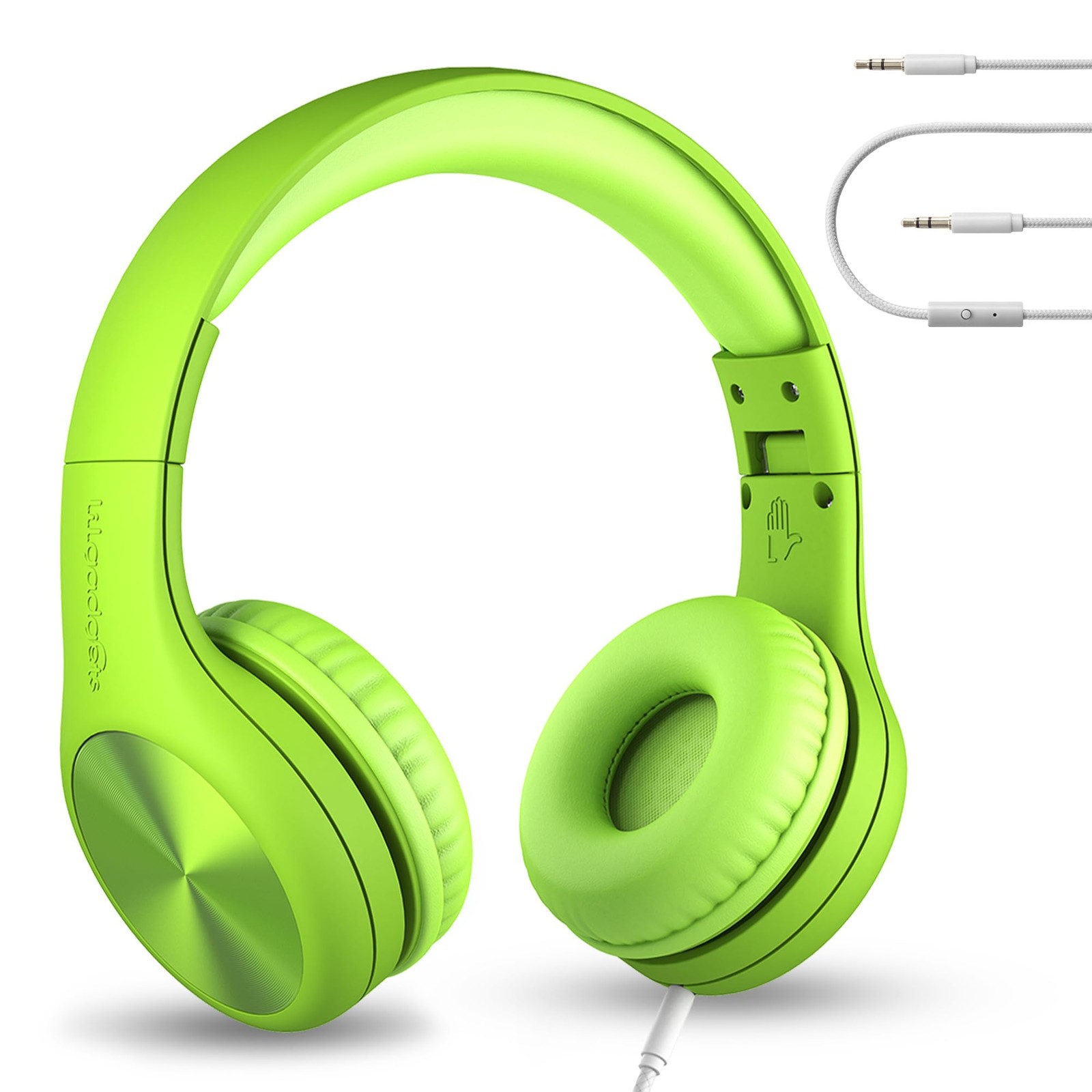 LilGadgets Connect+ Pro Wired Kids Headphones for School with Microphone, Vol…