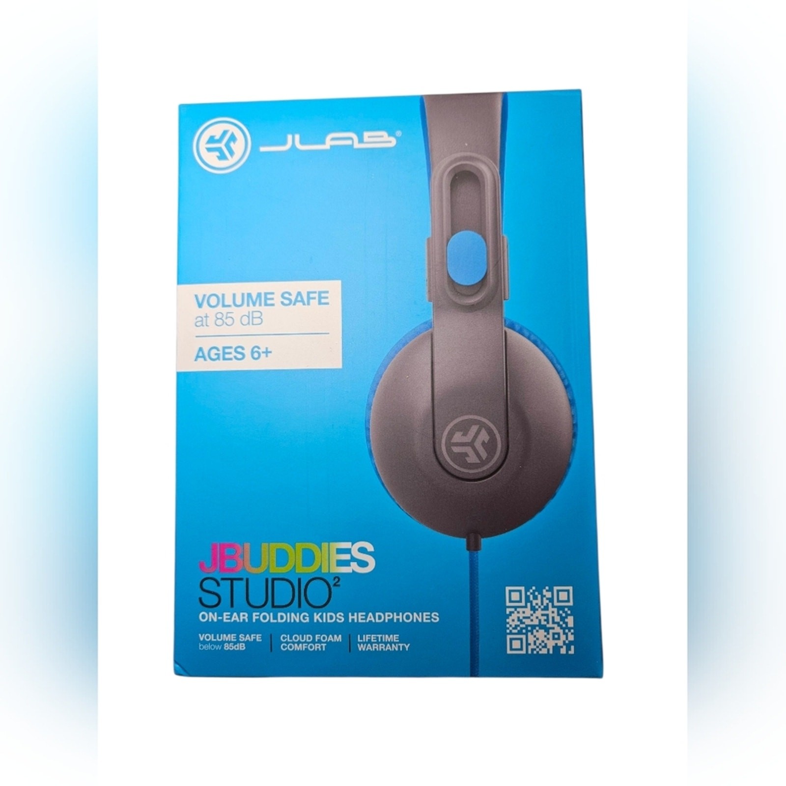 3 – NWT JLab JBuddies Studio Adult Headphones – 1 Black & Pink, 2 Blue & Black